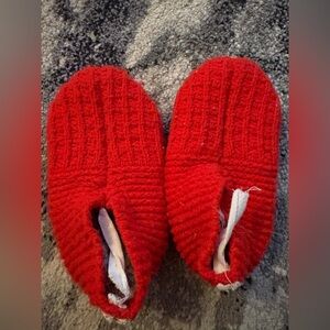 Bombas Toddler Slipper Cozy Red 5-7